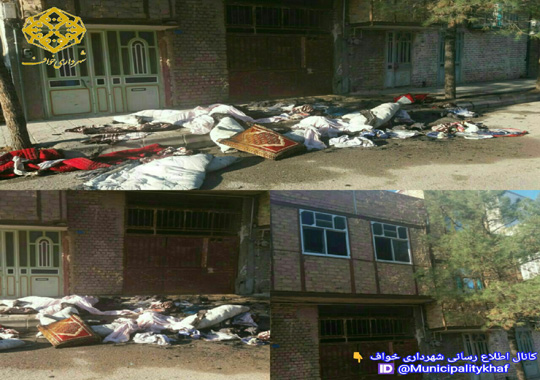 مهار به موقع آتش سوزی در یک واحد مسکونی در خیابان رودکی 