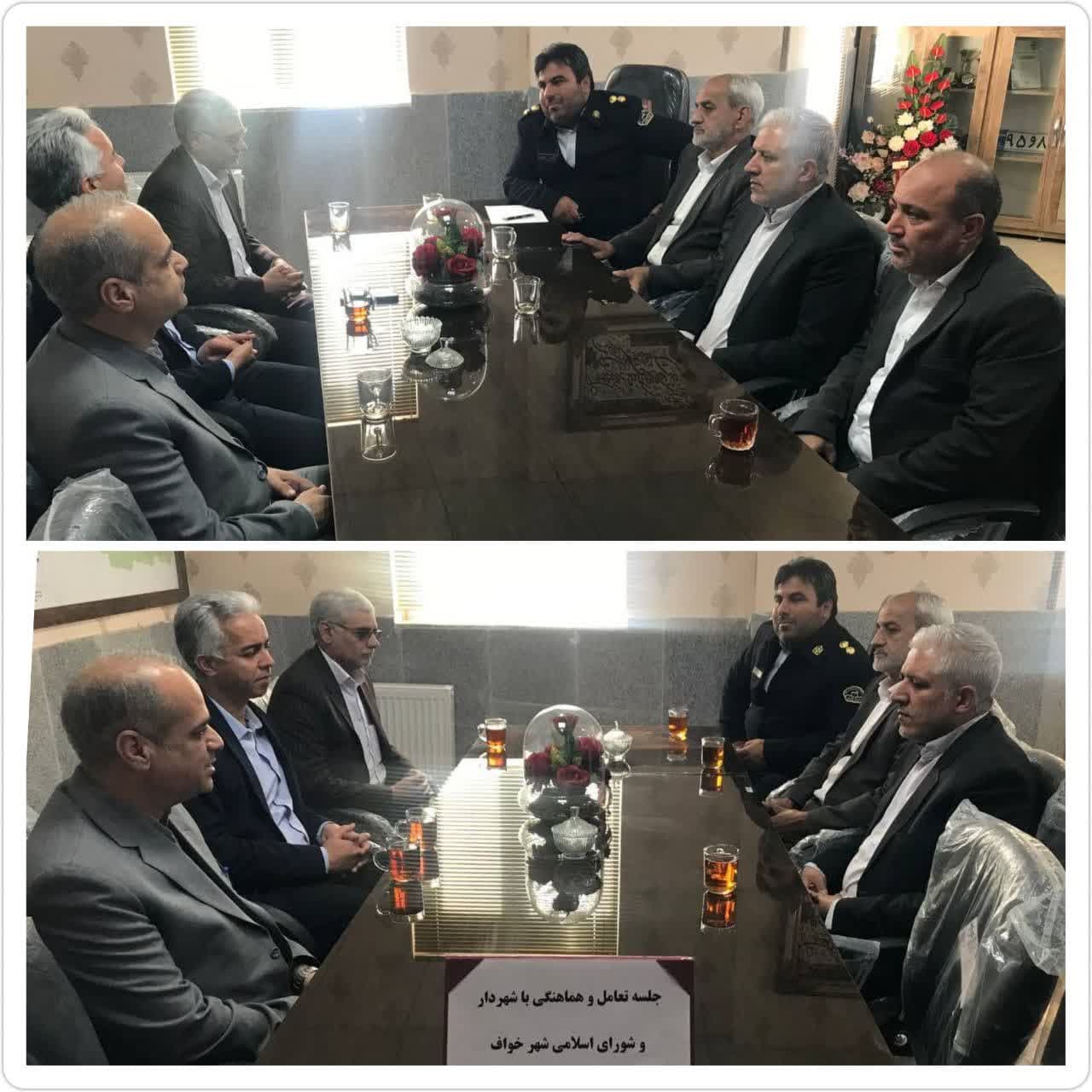  دیدار با سرهنگ علیپور رئیس پلیس راهور شهرستان 
