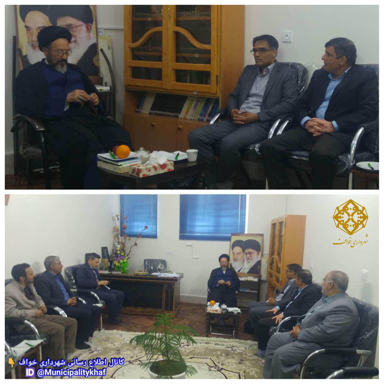 دیدار با جناب حجت الاسلام والمسلمین شمسیان امام جمعه شهرستان خواف