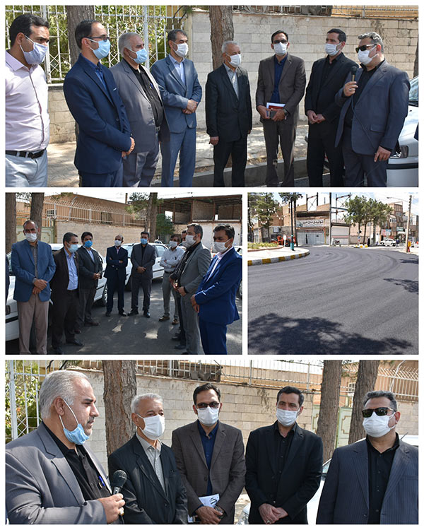 افتتاح پروژه های بهسازی و آسفالت معابر شهر خواف در اولین روز از هفته دولت